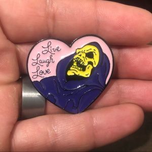 Live Laugh Love enamel Pin
